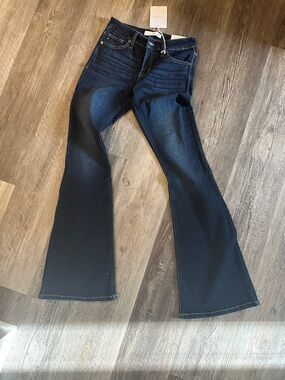 KanCan Dark Blue Flare Jeans